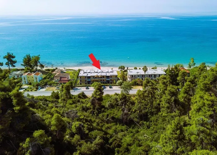 Sunny Bay Beachfront Retreat Apartmán Mola Kalyva